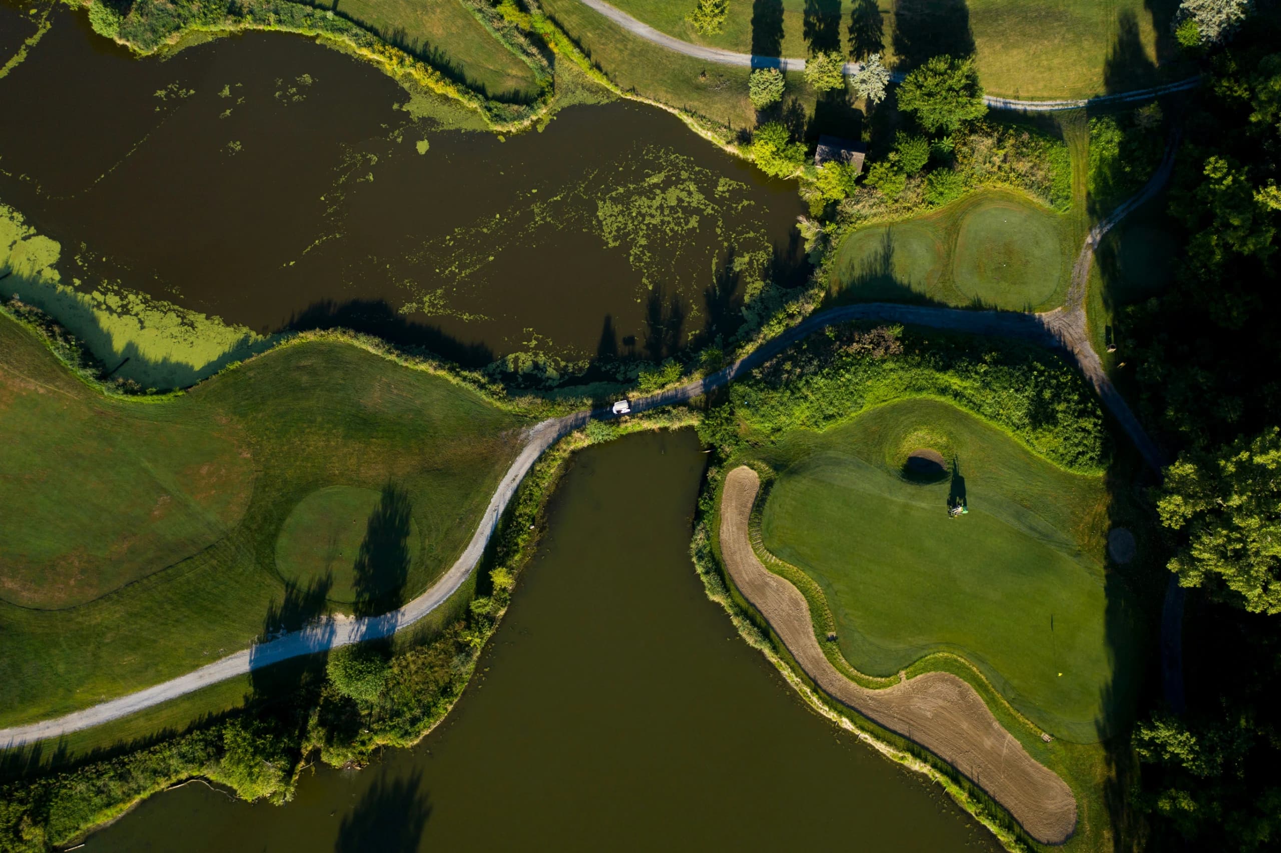 Hole 2, par 4 at Dexwoods Golf Club